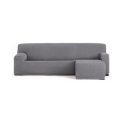 Troya elastic sofa cover peninsula right gray short armrest 250/310