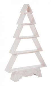 2x Display Shelf 4P Forest White