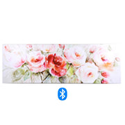 Modern pink rose bluetooth print picture 150 x 50 x 4 cm