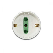 Single Asymmetrical Space Saving Plug Adapter 2P T 10A Plug