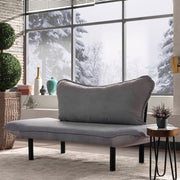 Gray Chatto 2 seater sofa with reclining armrests