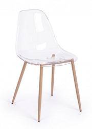 4x Mandy Transparent Chair