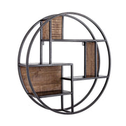 Wall shelf 3 shelves Walton D80 cm industrial style