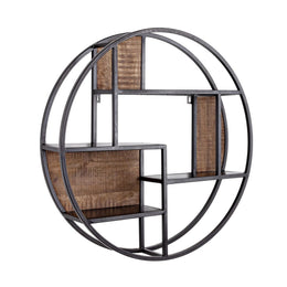 Wall shelf 3 shelves Walton D80 cm industrial style