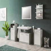 Madeira white concrete bathroom set