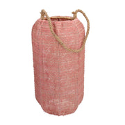 Round pink fabric lantern cmø22h40