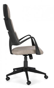 Bart modern executive office chair in gray fabric