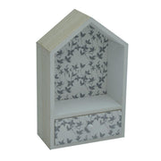 Lucia casetta wooden shelf w/drawer cm18x8h28,5