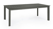 Konnor anthracite extendable garden table 200-300 x 110 cm