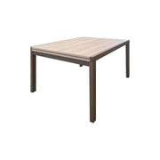 Korallo rectangular extendable table in gray larch and elm 120x90x76h