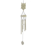 Owl metal bell 10x10h90 cm