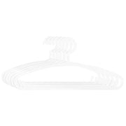 Set of 6 white hangers
