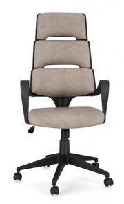 Bart modern executive office chair in gray fabric