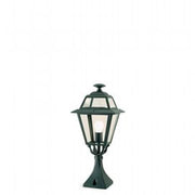 Outdoor Aluminum Die-Cast Lamp with Transparent Glass Diffusers - Graphite