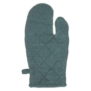 Wilde mitt plus pot holder Peacock blue color