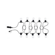 Outdoor chain lights Bright 10 Transparent LEDs 8,4m