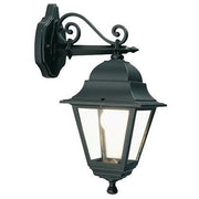 Medium bottom wall lamp E27 old black line