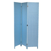 Blue Polyester 3-Panel Windbreak 40cm x 175cm