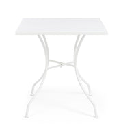 KELSIE WHITE TABLE 70X70