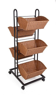 Claire Svas display 5 baskets 60x50x128h cm