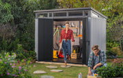 Contemporary Outdoor Shed with DUOTECH Panels - 9x7 ft