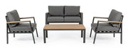 Belmar garden lounge set natural - anthracite