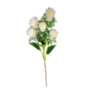 Safflower 79 cm white