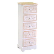 Andorra wooden cabinet 5 drawers cm29x23h81