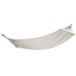 Beige fabric hammock with bag cm200x100
