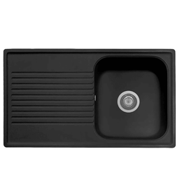 Samet Sink 86x50 Granitovero861vnep reversible 1 black drainer basin