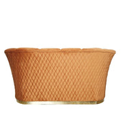 2 seater sofa Argentario rust velvet