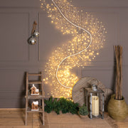 CLIMBER LIME BRANCH White 504 MicroLED FlashLED 4m+300cm Christmas Lights