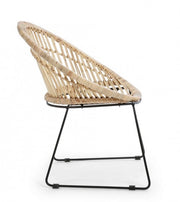 Natural Cayes rustic armchair