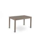 Extendable table in dove gray melamine 130/210x80x76h cm