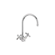 Paini mixer tap for kitchen sink chrome finish h.30.7x18.5 cm
