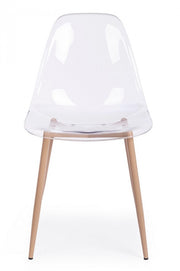 4x Mandy Transparent Chair