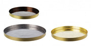 Anisha To Oro-Marrone Tray Set of 3