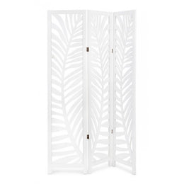 3-door screen Felce white 120x170 cm