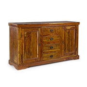 Rustic sideboard Chateaux 2 doors and 4 drawers