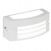 Aluminum Cast Wall Sconce with Opal Thermoplastic Diffuser - Warm White 3000°K - 10W - 840 Lumens White
