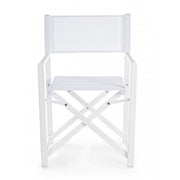 White taylor director chair Bizzotto garden home folding