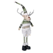Gray fabric reindeer cm22x13h60