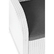 Keter Set 2 Armchairs + Sofa + Storage table ROSALIE LOUNGE white