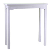 Nantes white wooden rectangular display table