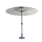 Round aluminum umbrella with central pole 24 glass fiber rods cm ø270