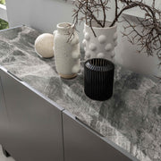 Madia 3 ante grigio-grigio scuro 45  cm x 150  cm H. 85  cm