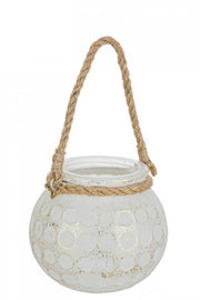 6x Glam To White Pillar Candle