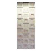 White painted picture with squares cm50x150x3-5
