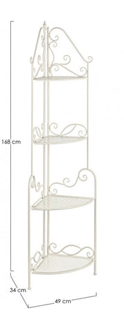 4P Giselle Crema corner cabinet