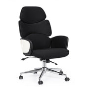 Armstrong upholstered black-white office armchair